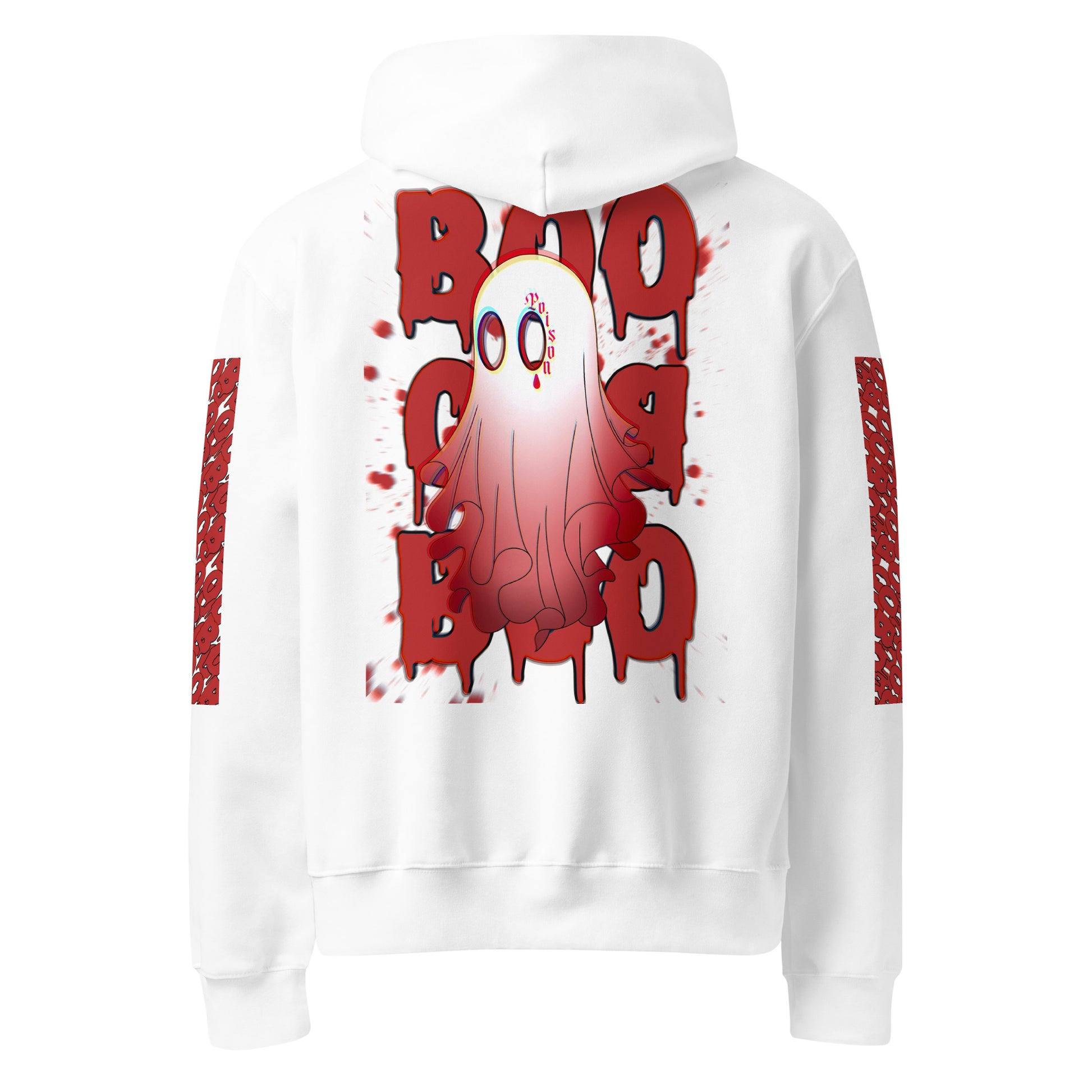 Red Boo - Oversized Hoodie -   Oversized Hoodie #