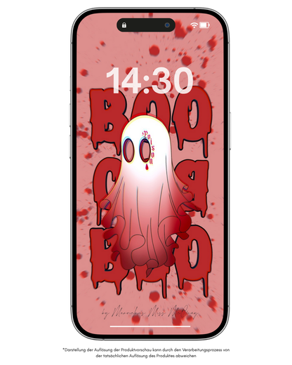 Red Boo - Smartphonewallpaper -   Wallpaper #