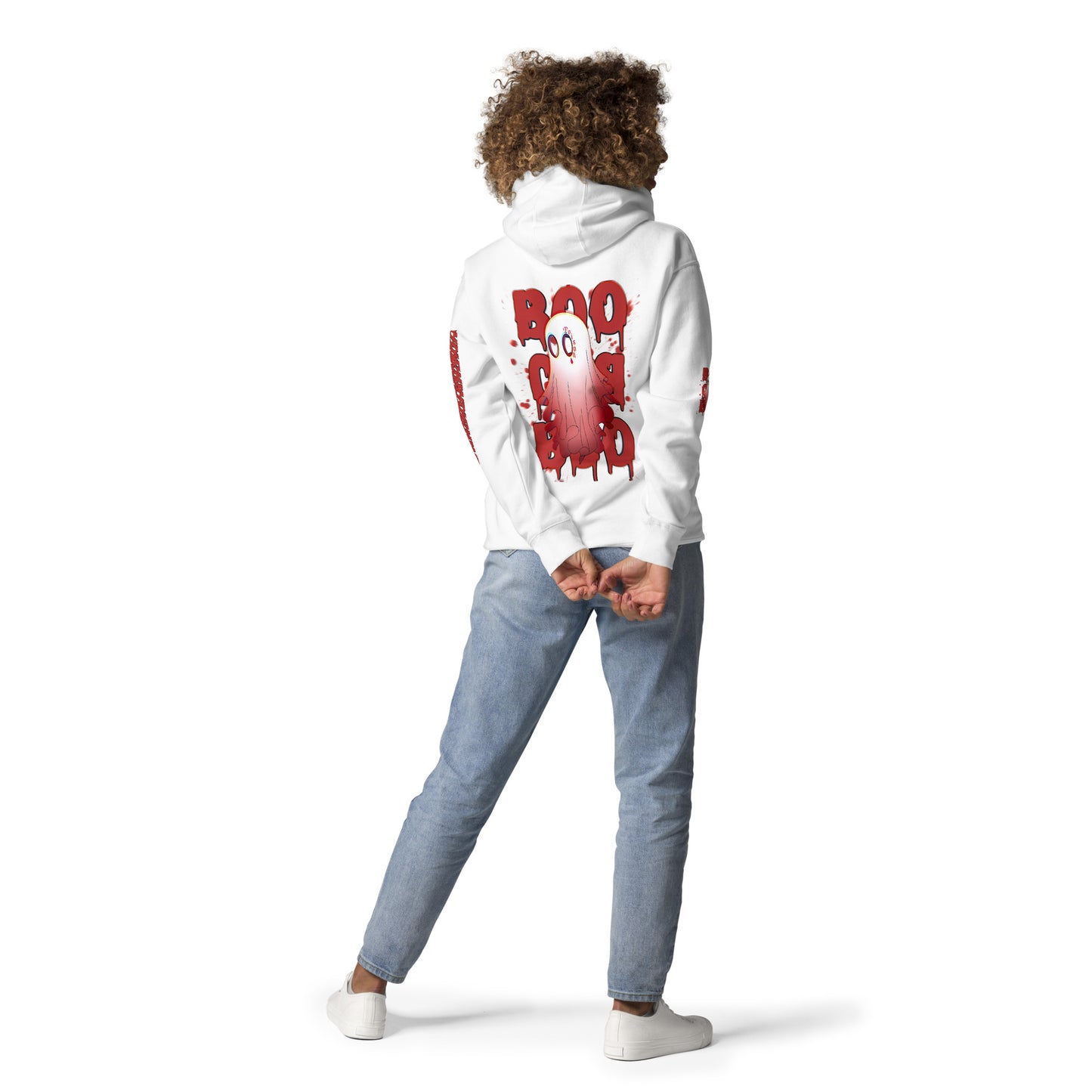 Red Boo - Unisex-Kapuzenpullover -   Kapuzenpullover #