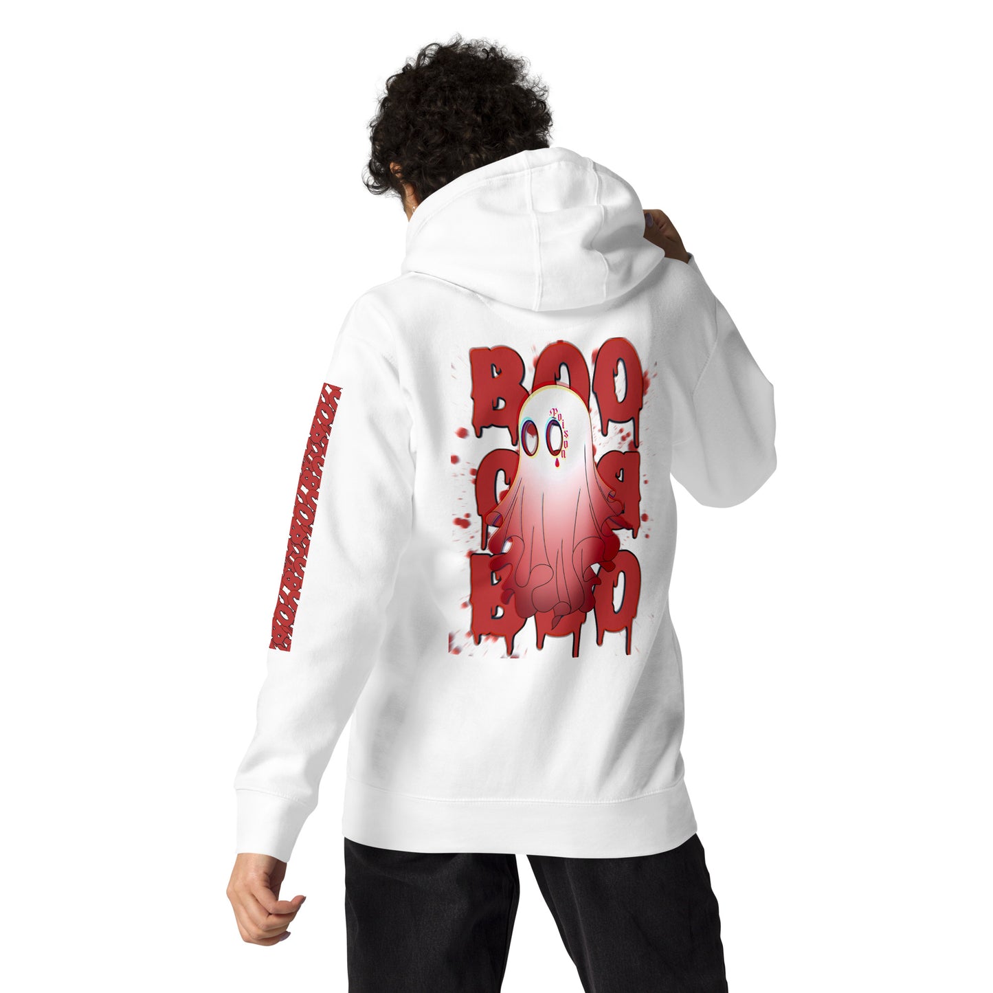 Red Boo - Unisex-Kapuzenpullover -   Kapuzenpullover #