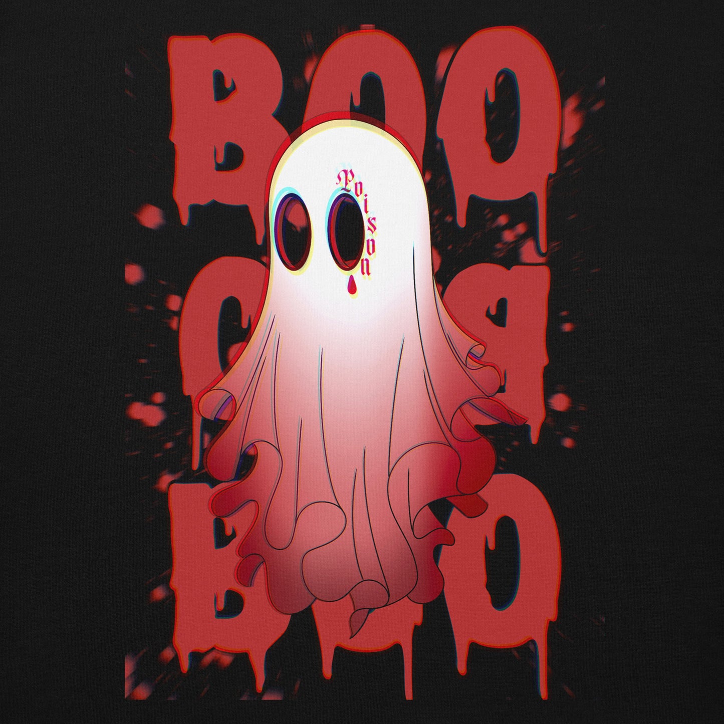 Red Boo - Unisex-Kapuzenpullover -   Kapuzenpullover #