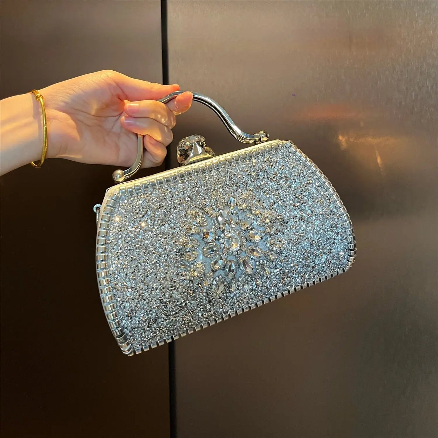 "Rhinestone Banquet" - Clutch -   0 #