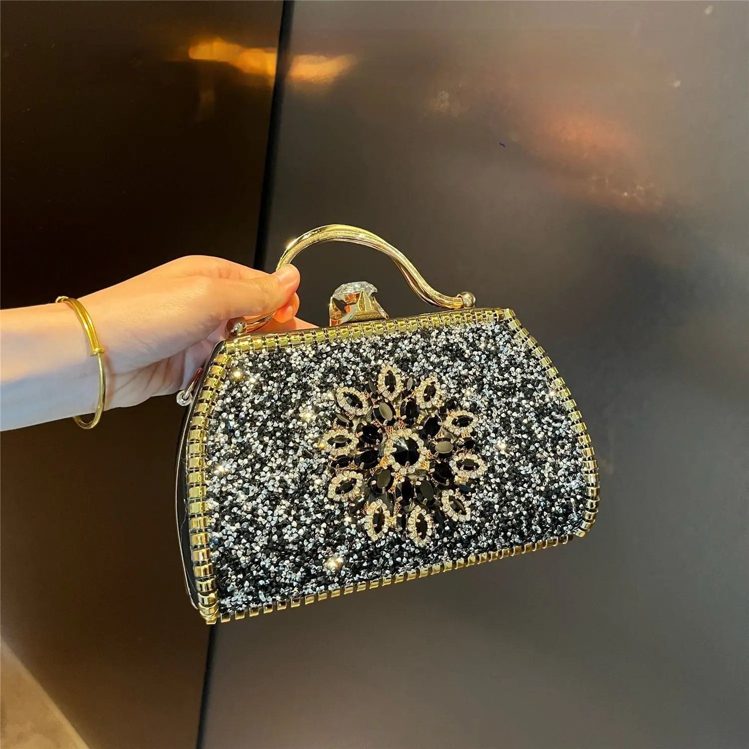 "Rhinestone Banquet" - Clutch -   0 #