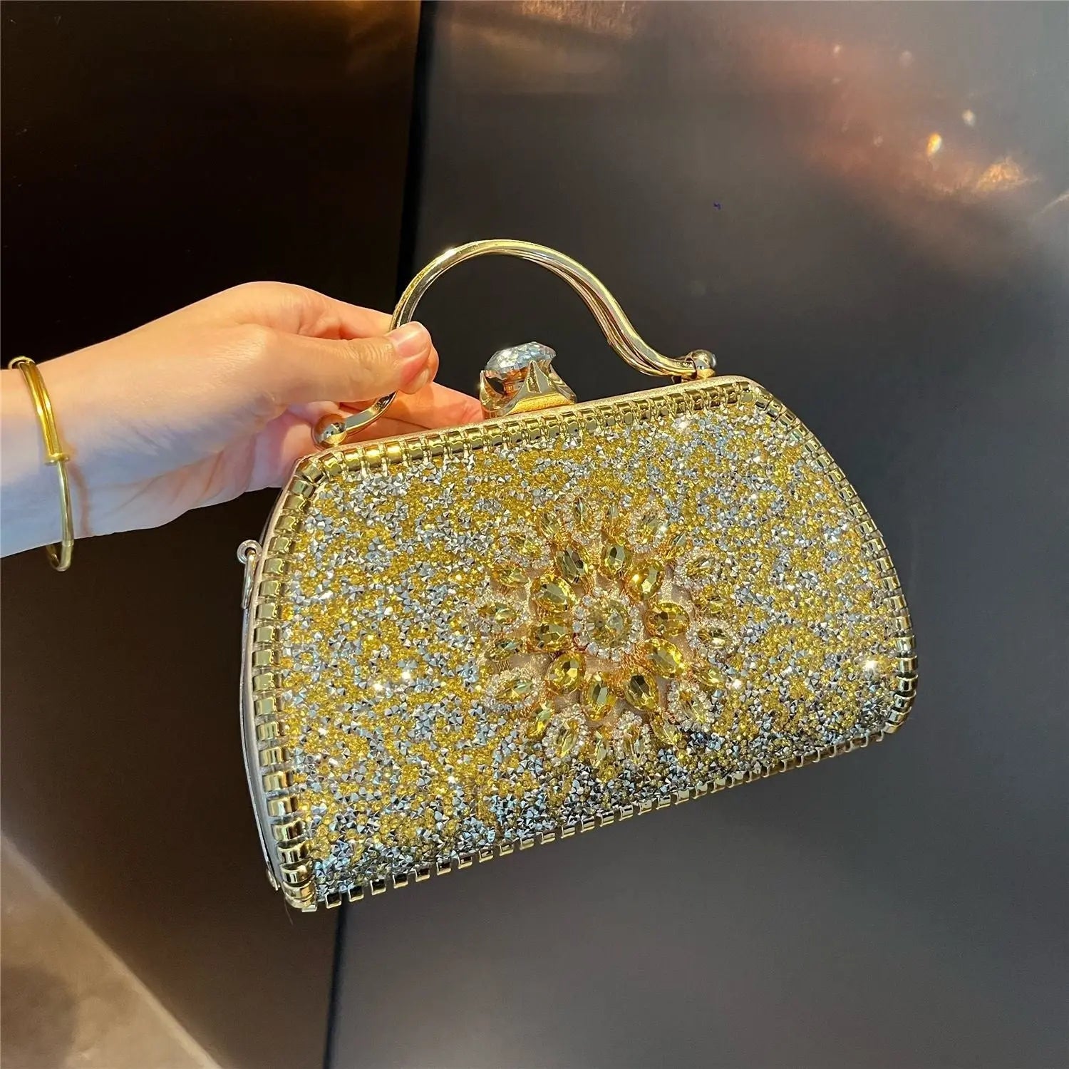"Rhinestone Banquet" - Clutch -   0 #