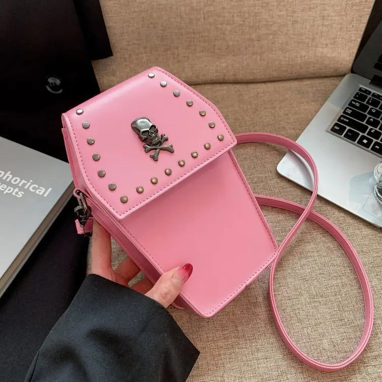 "Rivet Coffin" - Schultertasche -   0 #