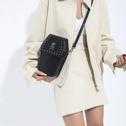 "Rivet Coffin" - Schultertasche -   0 #