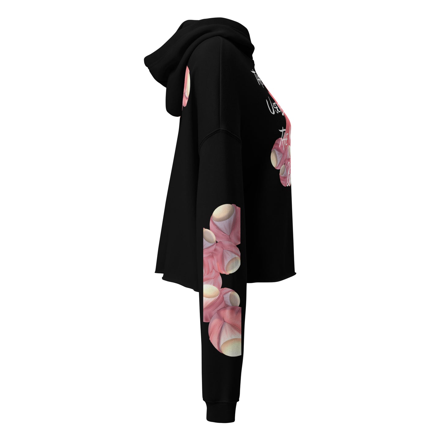 Rosè Eyeballs - Crop Hoodie -    #