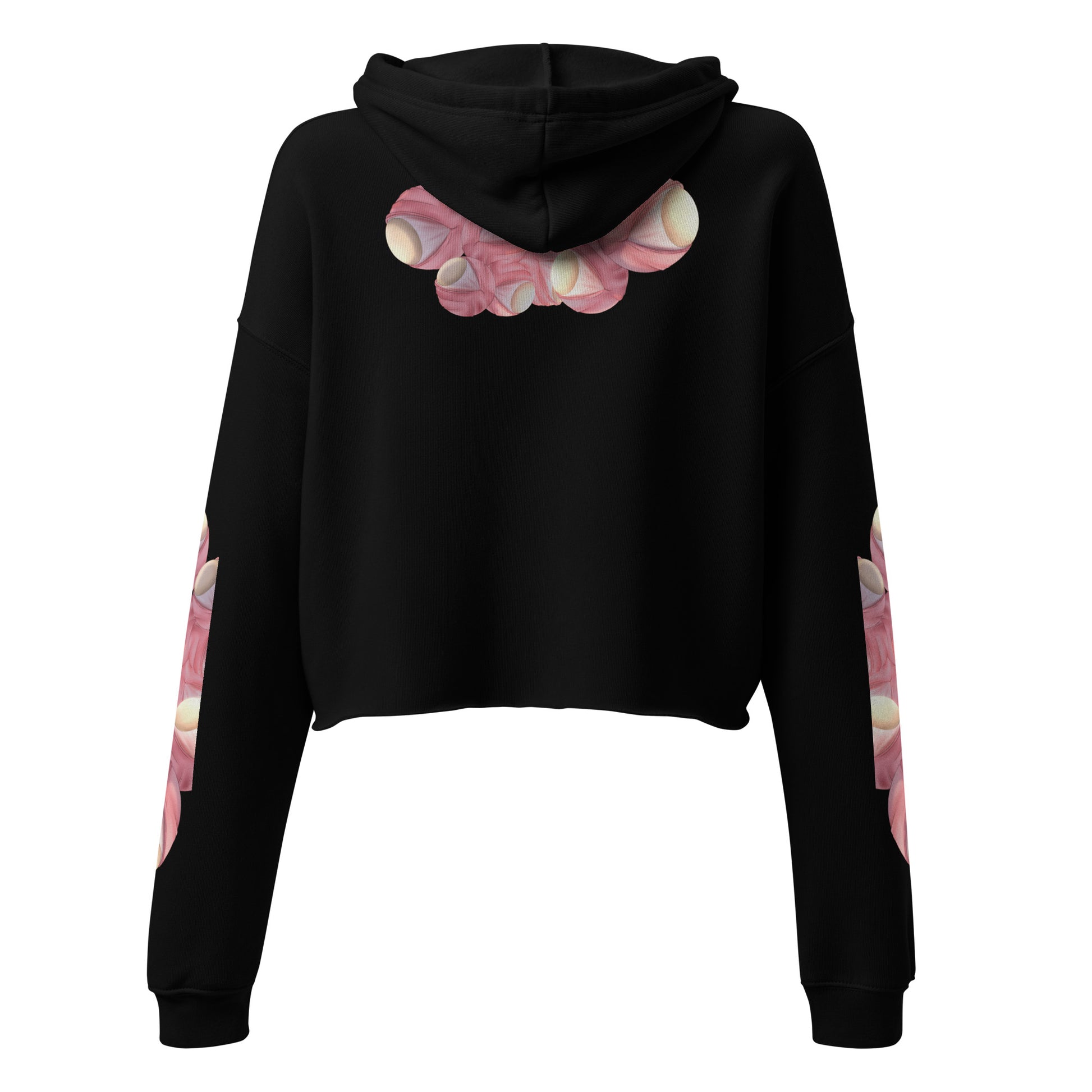 Rosè Eyeballs - Crop Hoodie -    #