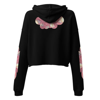 Rosè Eyeballs - Crop Hoodie -    #