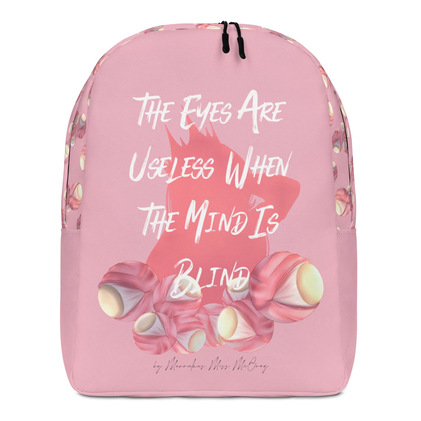 Rosè Eyeballs - Minimalistischer Rucksack -    #