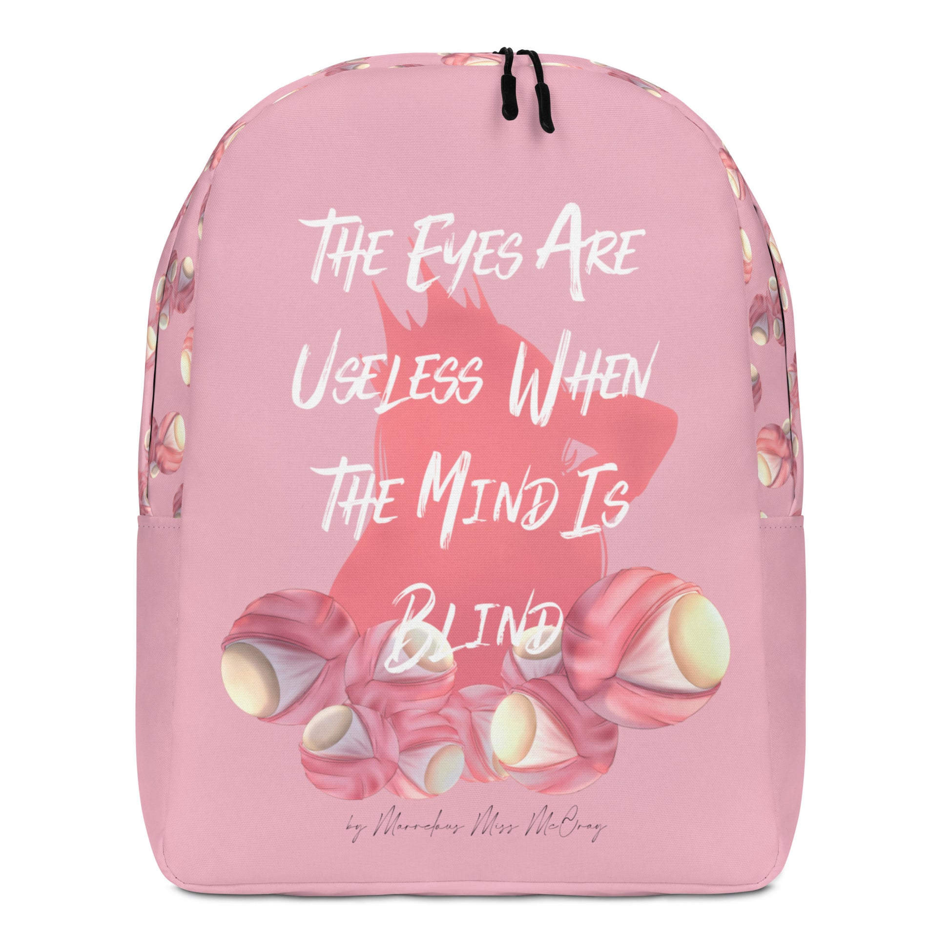 Rosè Eyeballs - Minimalistischer Rucksack -    #