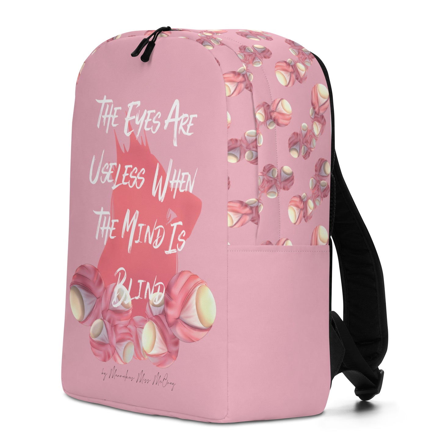 Rosè Eyeballs - Minimalistischer Rucksack -    #