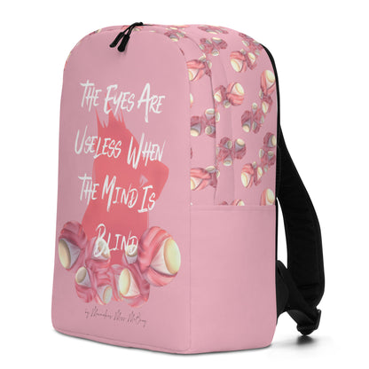 Rosè Eyeballs - Minimalistischer Rucksack -    #