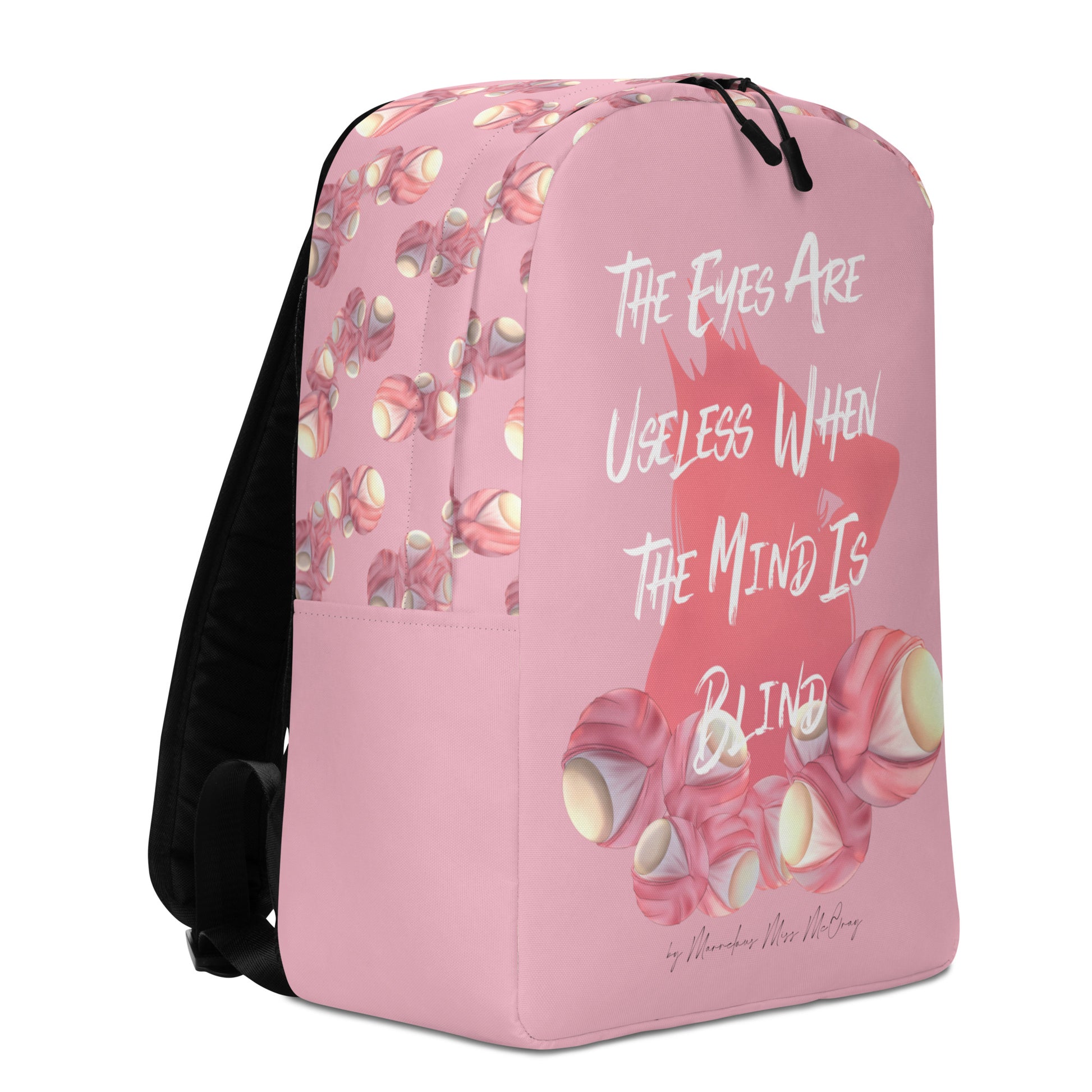 Rosè Eyeballs - Minimalistischer Rucksack -    #
