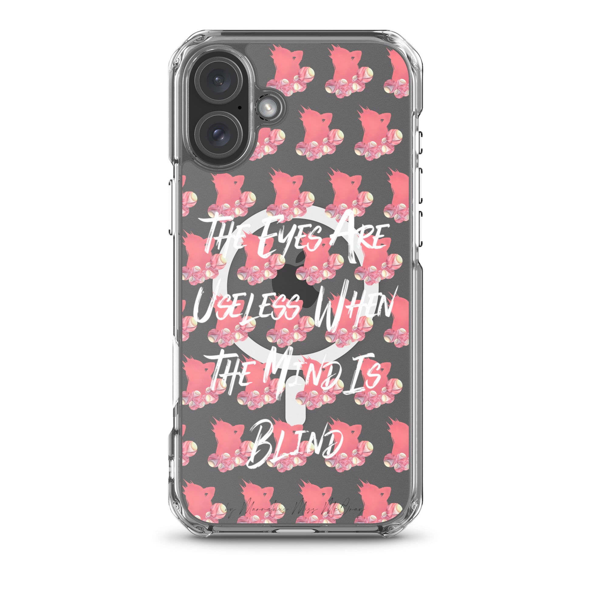 Rosè Eyeballs - iPhone® Hardcase mit MagSafe® -    #