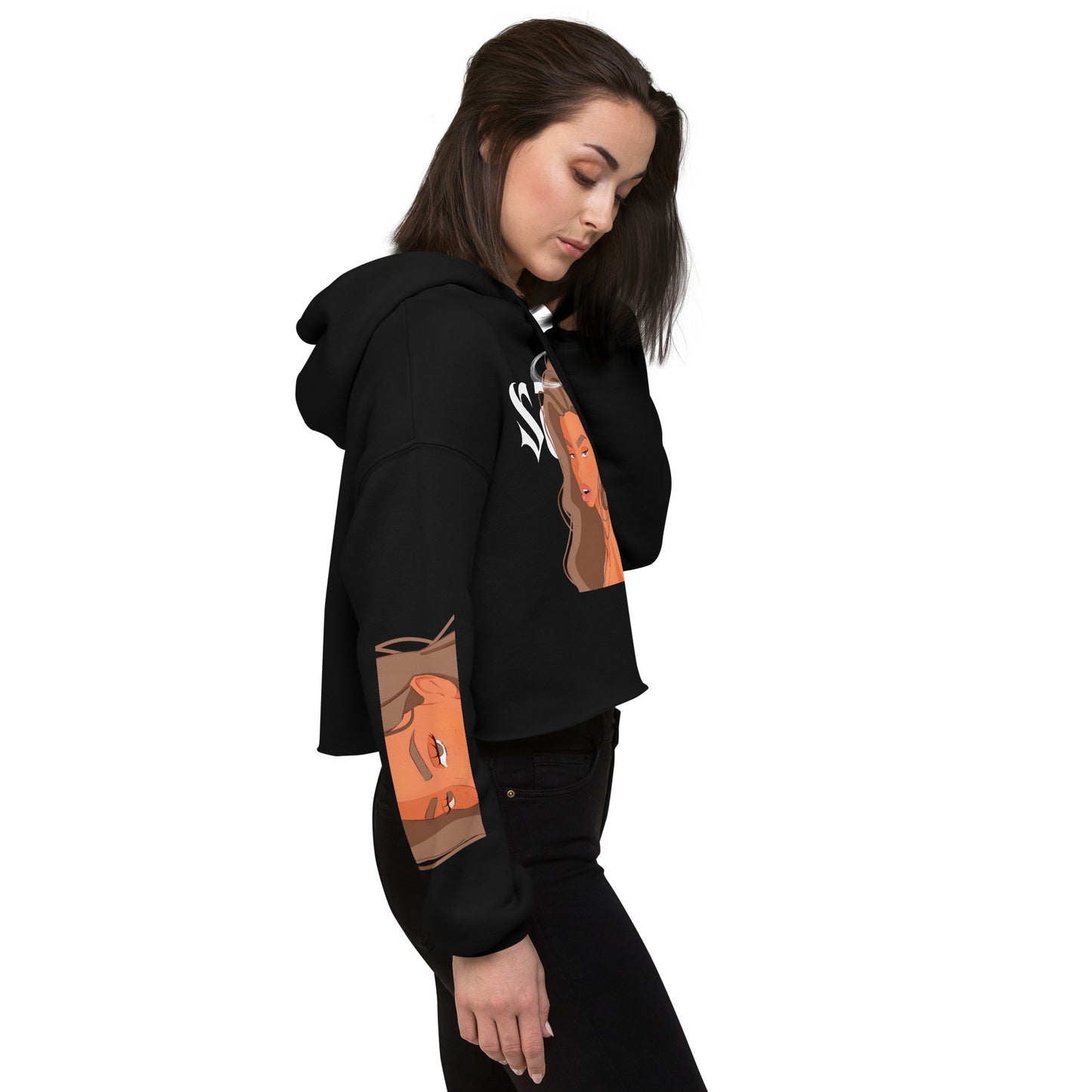 Savage - Crop-Hoodie -    #