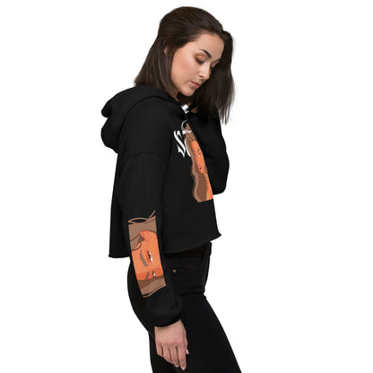 Savage - Crop-Hoodie -    #