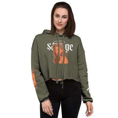 Savage - Crop-Hoodie -    #