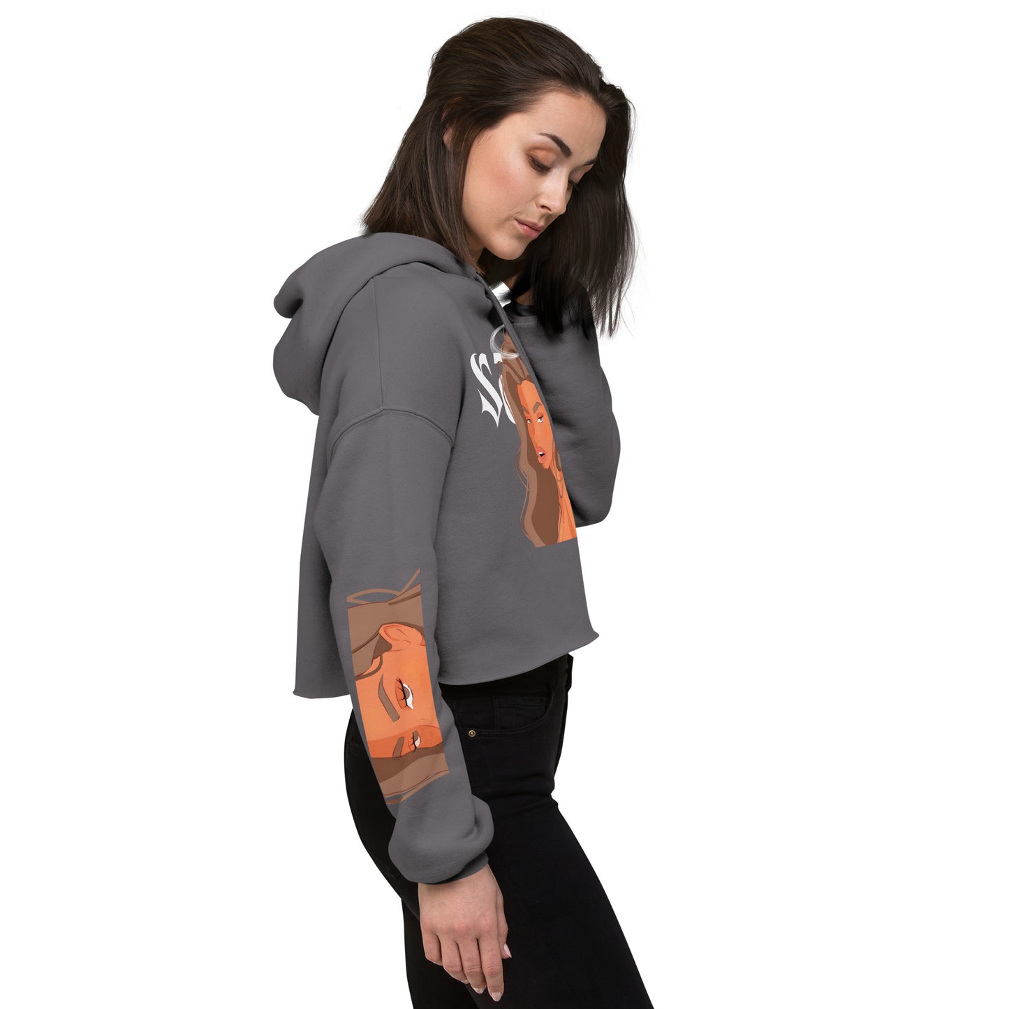 Savage - Crop-Hoodie -    #