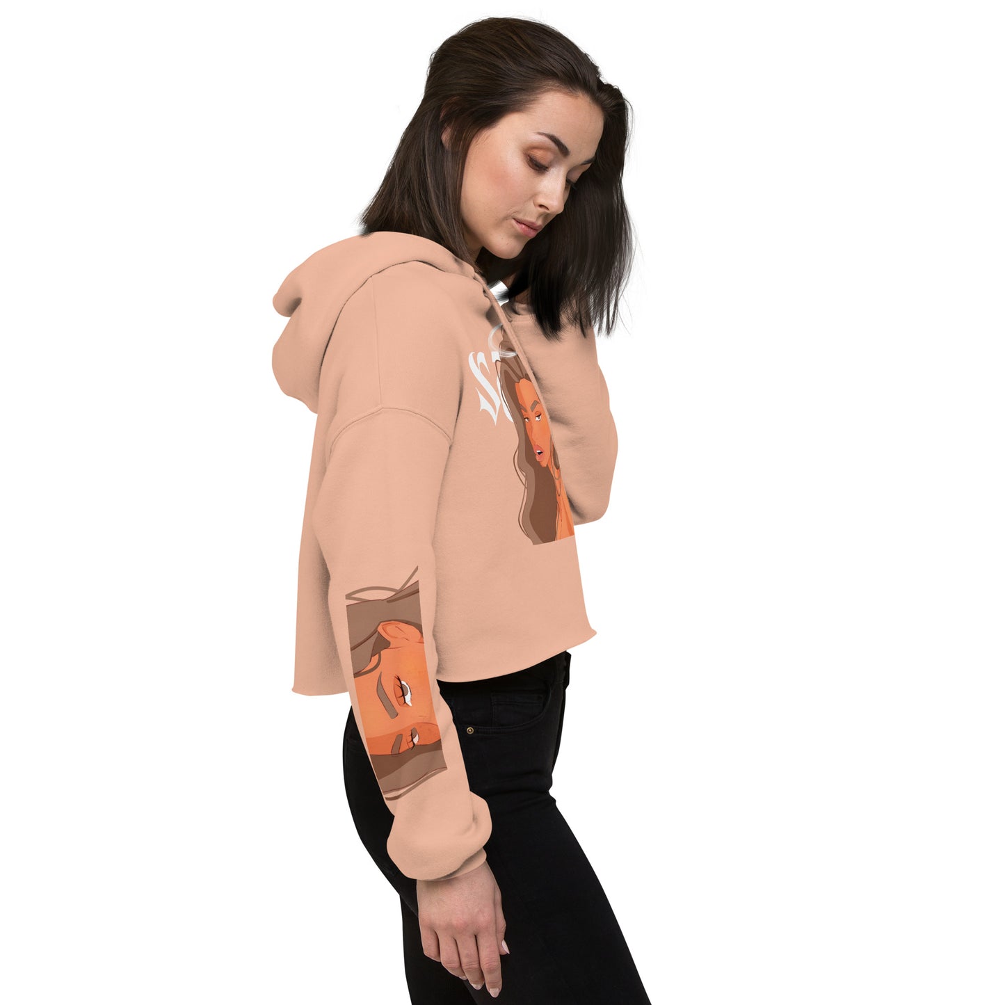 Savage - Crop-Hoodie -    #