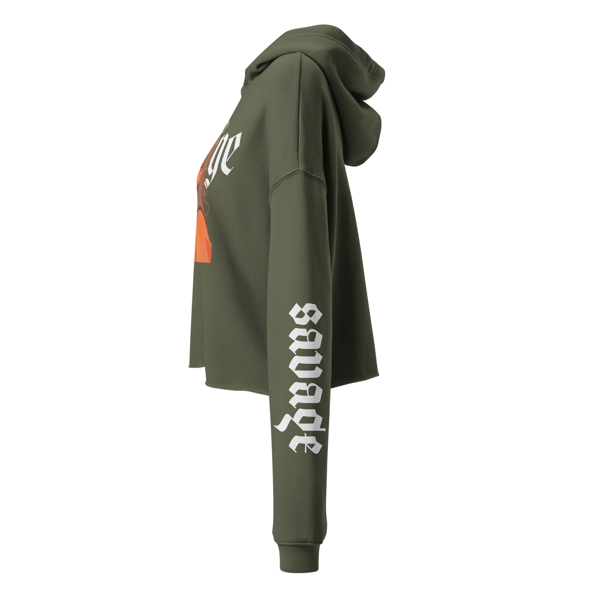 Savage - Crop-Hoodie -    #