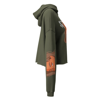 Savage - Crop-Hoodie -    #