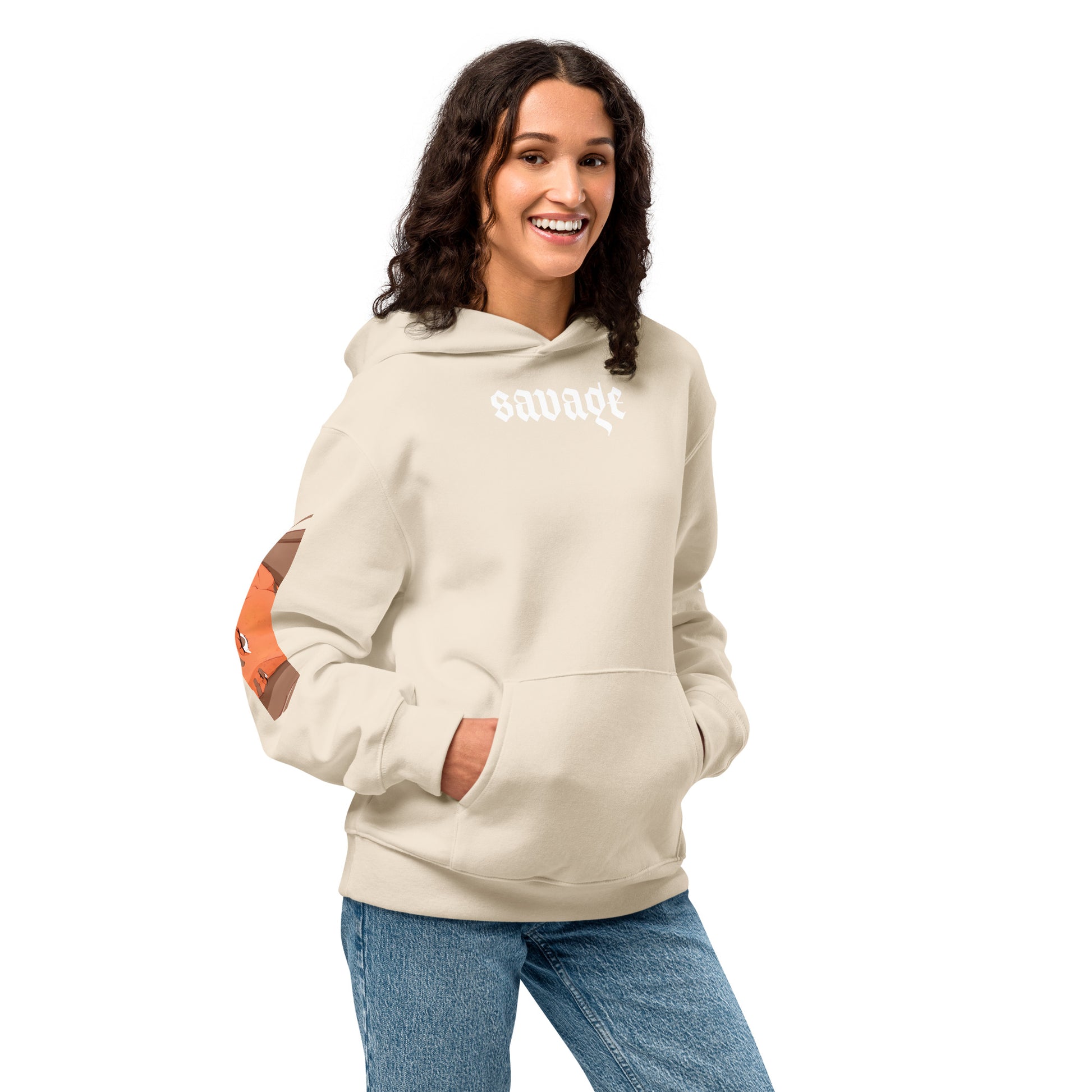 Savage - Oversized Hoodie -   Oversized Hoodie #