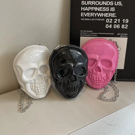 "Silk Skull" - Schultertasche -   0 #