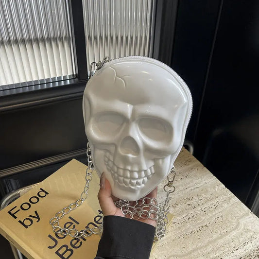 "Silk Skull" - Schultertasche -   0 #