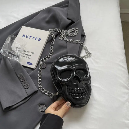 "Silk Skull" - Schultertasche -   0 #