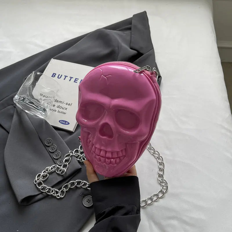 "Silk Skull" - Schultertasche -   0 #