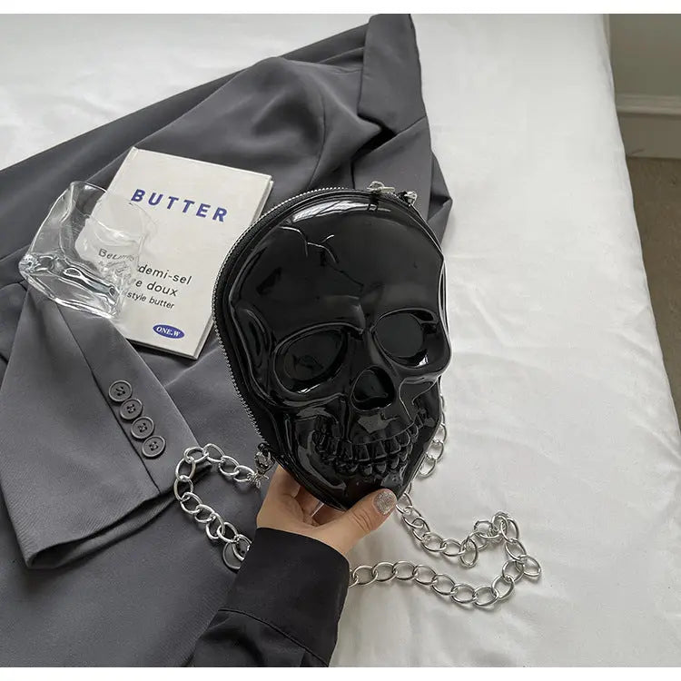 "Silk Skull" - Schultertasche -   0 #