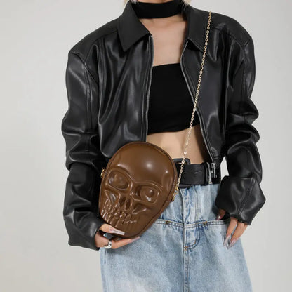 "Skull Head" - Umhängetasche -   0 #
