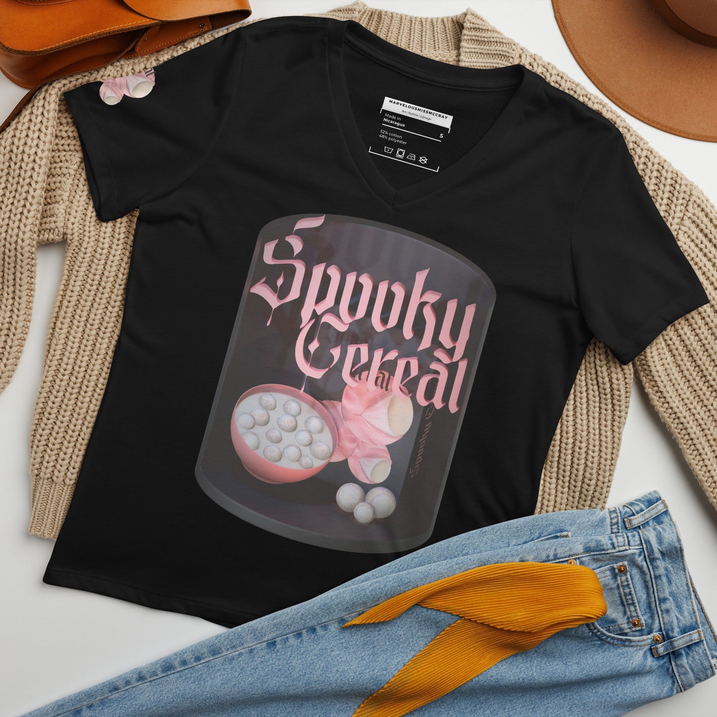 Spooky Cereal - Lockeres T-Shirt -   Shirts,Top #