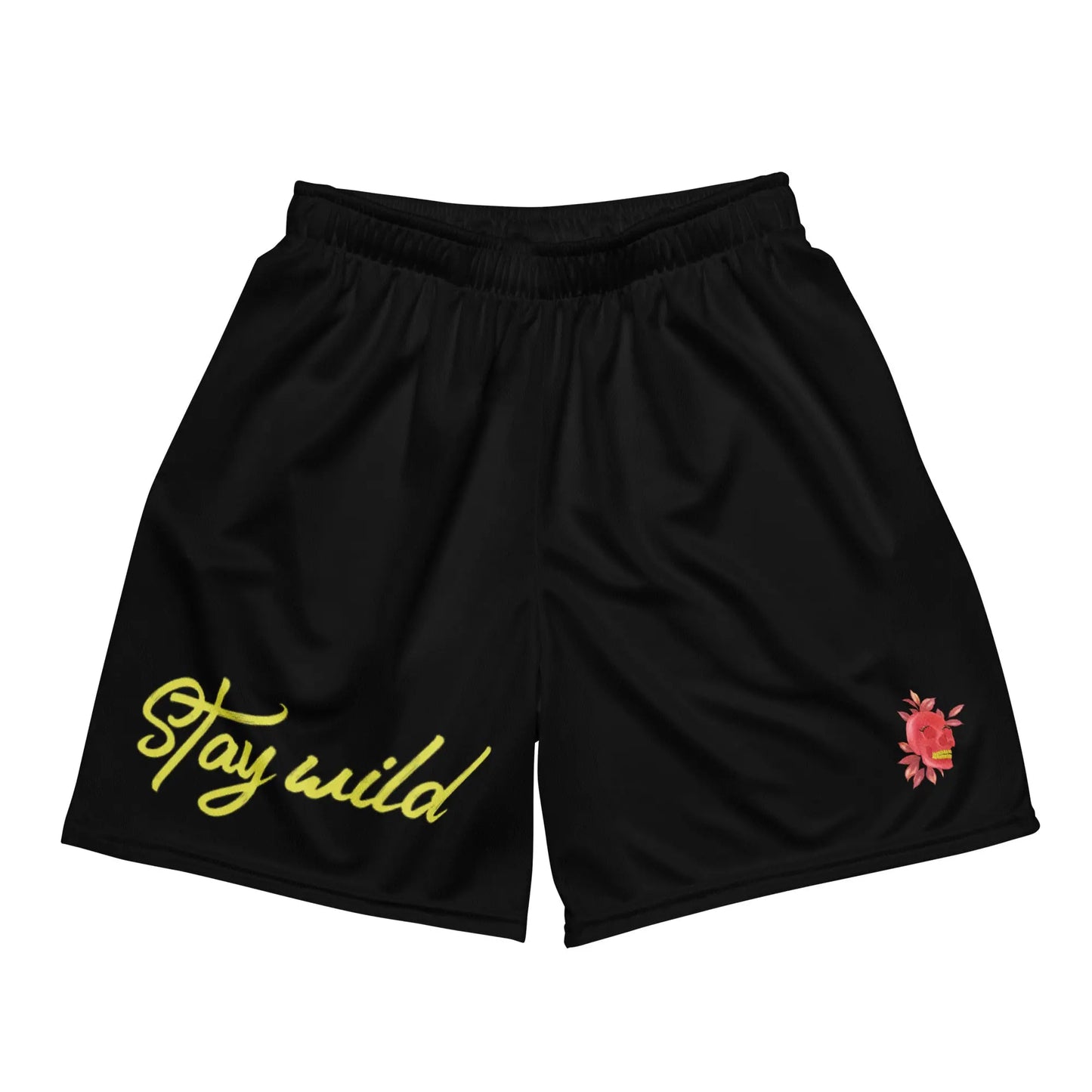 Stay Wild - Mesh-Shorts -   Shirts, Leggings, Kleider, Sport-BHs, Shorts, Bademoden, Fahnen, Stoffe, Haarschmuck #