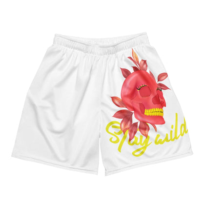 Stay Wild - Mesh-Shorts -   Shirts, Leggings, Kleider, Sport-BHs, Shorts, Bademoden, Fahnen, Stoffe, Haarschmuck #