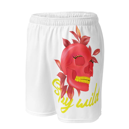 Stay Wild - Mesh-Shorts -   Shirts, Leggings, Kleider, Sport-BHs, Shorts, Bademoden, Fahnen, Stoffe, Haarschmuck #