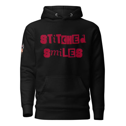 Stiched Smile - Unisex-Kapuzenpullover -   Kapuzenpullover #