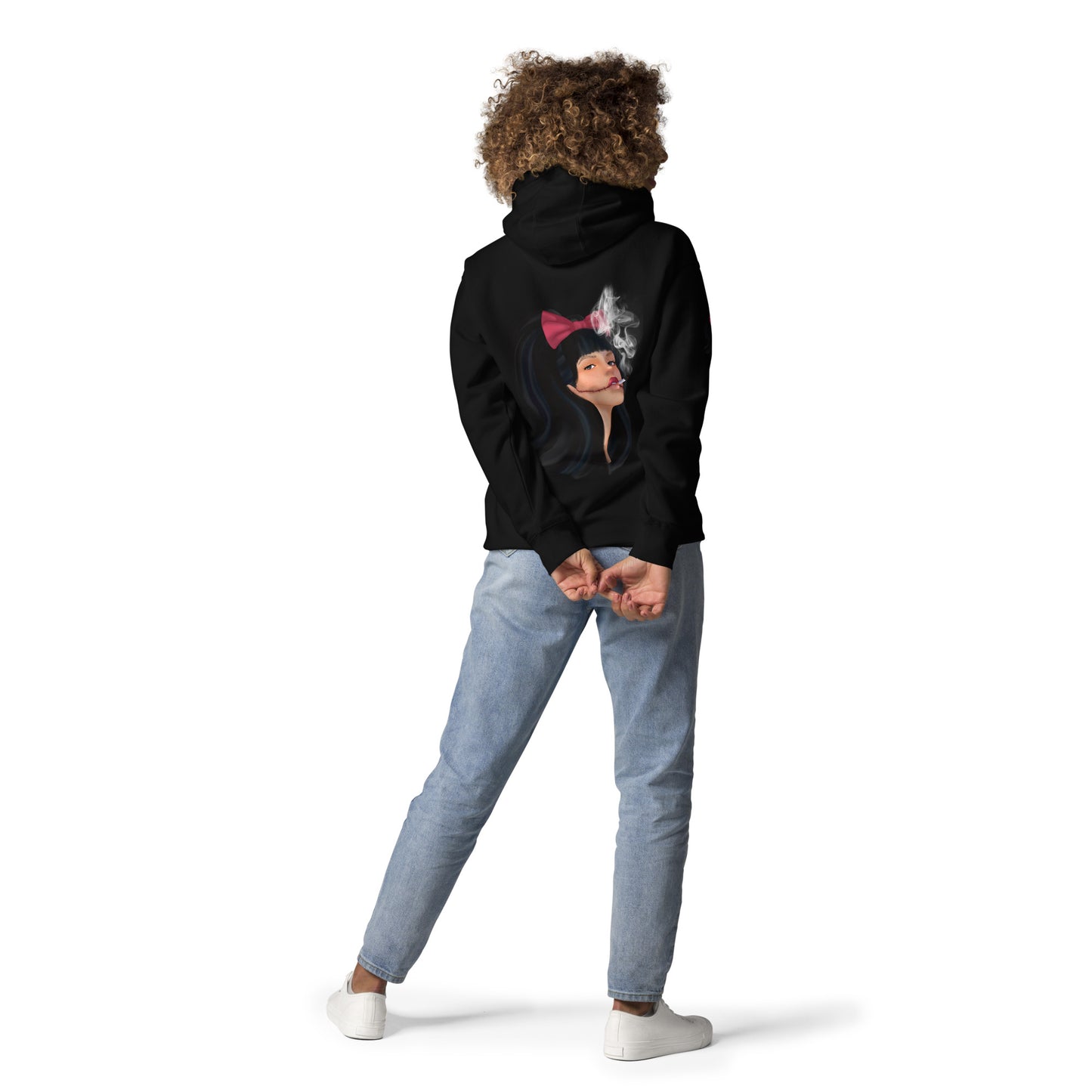 Stiched Smile - Unisex-Kapuzenpullover -   Kapuzenpullover #