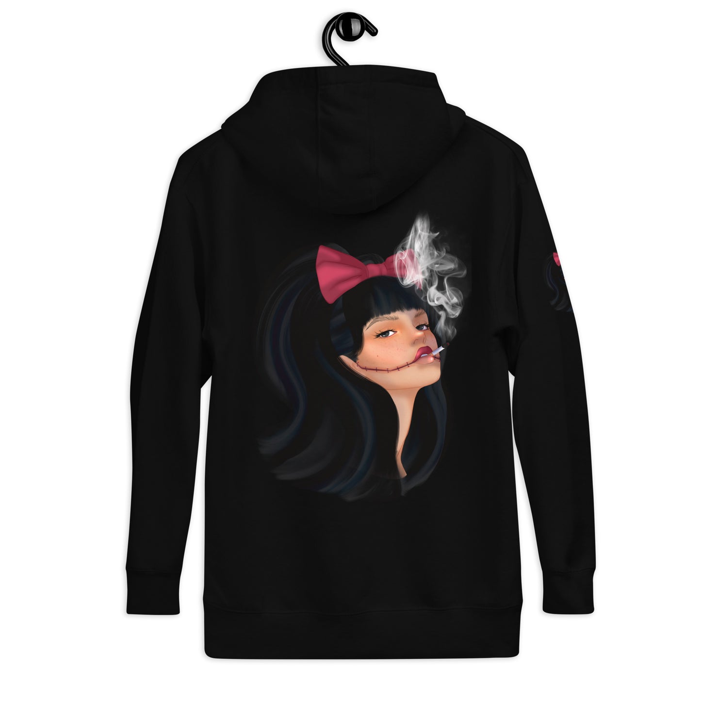 Stiched Smile - Unisex-Kapuzenpullover -   Kapuzenpullover #