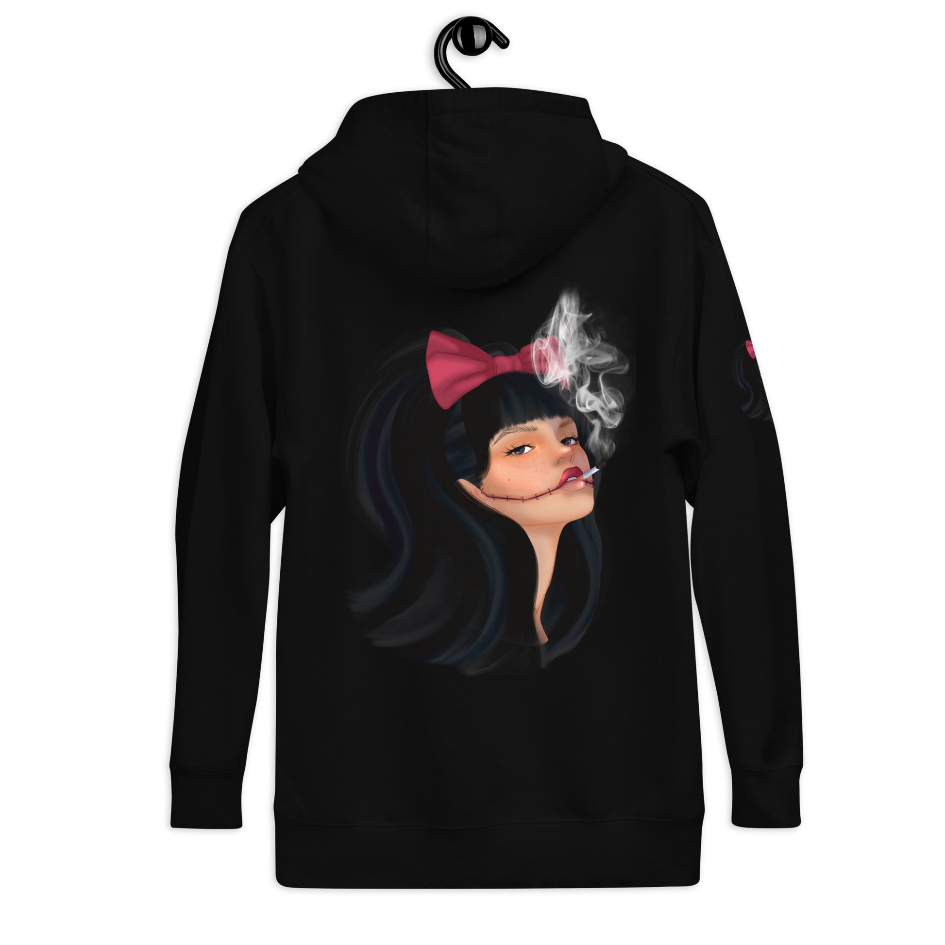 Stiched Smile - Unisex-Kapuzenpullover -   Kapuzenpullover #