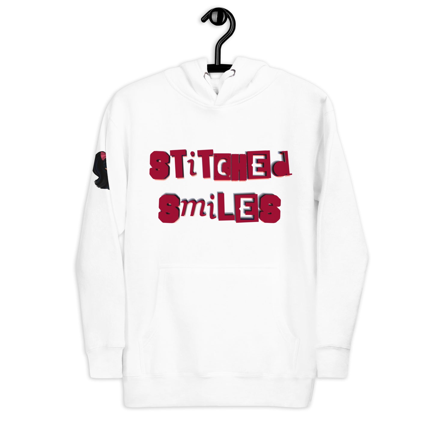 Stiched Smile - Unisex-Kapuzenpullover -   Kapuzenpullover #