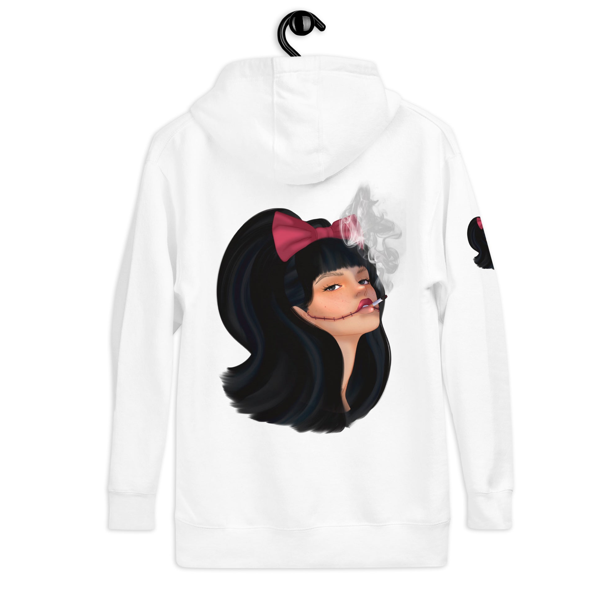 Stiched Smile - Unisex-Kapuzenpullover -   Kapuzenpullover #