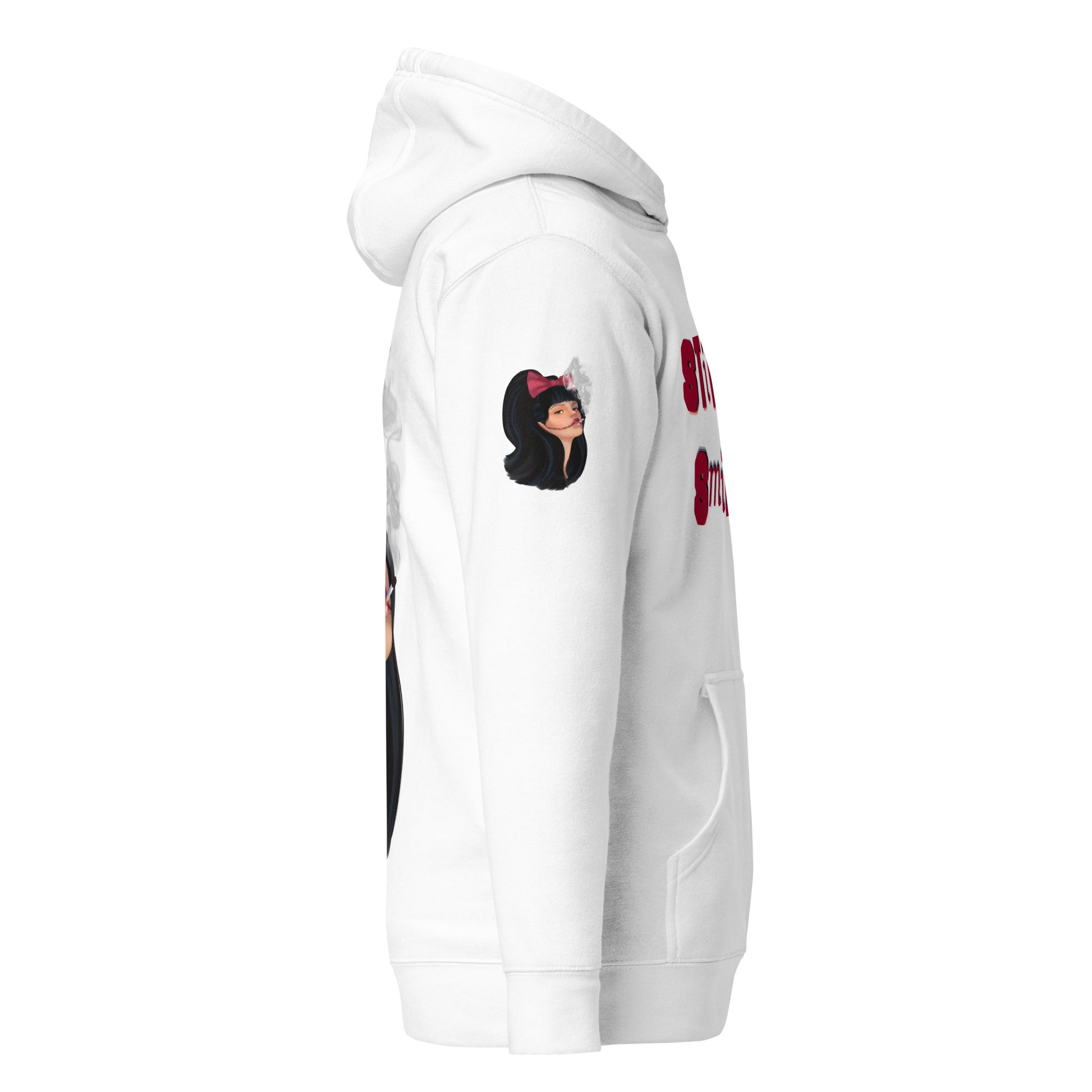 Stiched Smile - Unisex-Kapuzenpullover -   Kapuzenpullover #