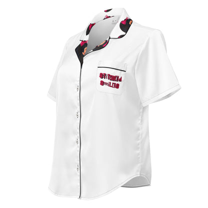 Stiched Smiles - kurzes Pyjama-Top -   PJ #