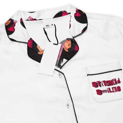 Stiched Smiles - kurzes Pyjama-Top -   PJ #