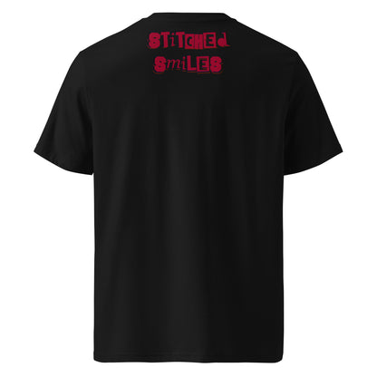 Stitched Smiles - Cotton Shirt -   Shirts,Top #