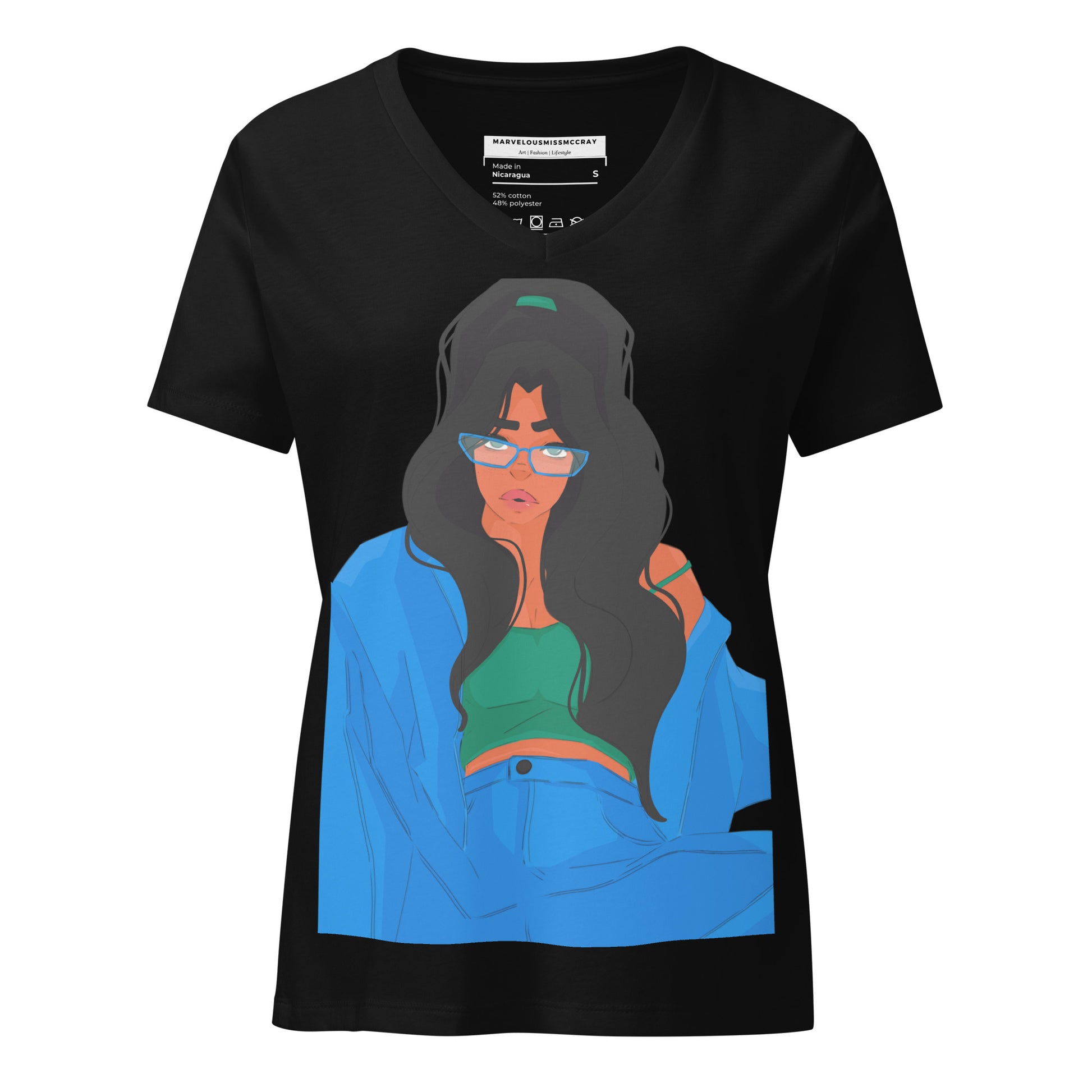 The Cool Girl - Lockeres T-Shirt -   Shirts,Top #