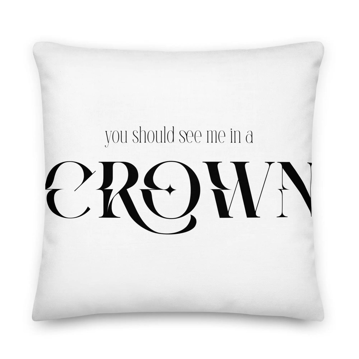 The Crown - Premium-Kissen -   Dekokissen #
