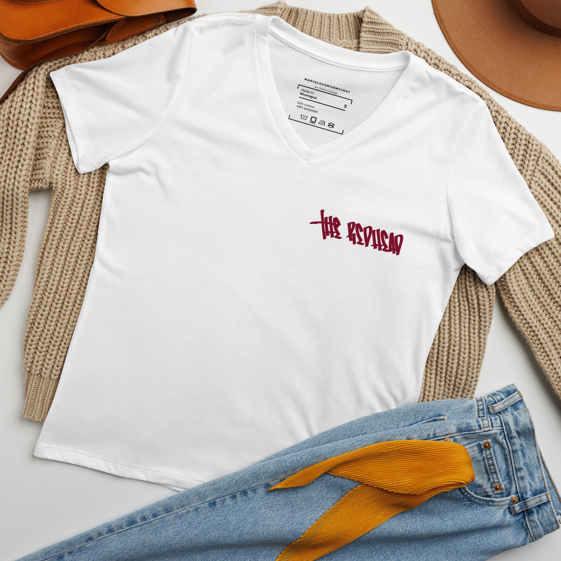 The Redhead - Lockeres T-Shirt -   Shirts,Top #